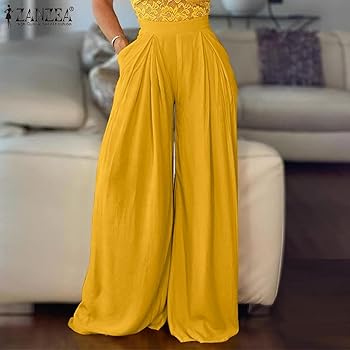 Sylaiwao Wide Leg Women's Spring and Summer Pleated Skirt